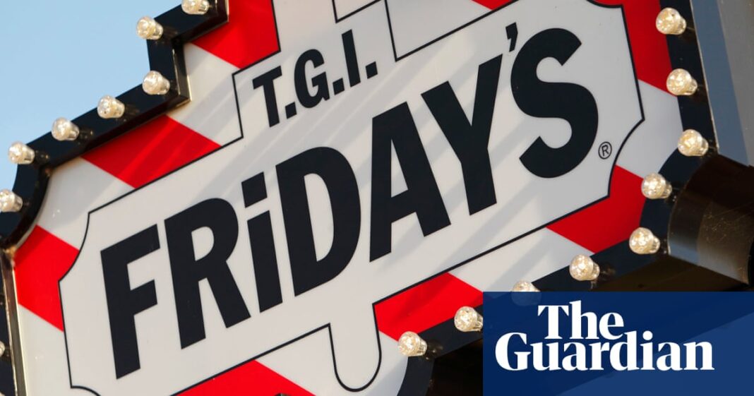 TGI Fridays ‘close to rescue deal’ that could save more than 2,000 UK jobs | Food & drink industry