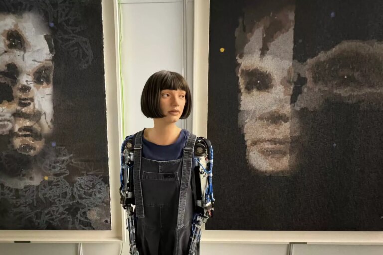 “Haunting” robot-made painting of Alan Turing expected to fetch at least $120K at auction