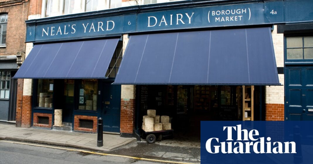 Man arrested over theft of 22 tonnes of cheese from Neal’s Yard Dairy | UK news