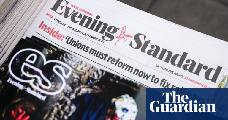 Evening Standard losses top £100m in seven years as daily closes | Evening Standard