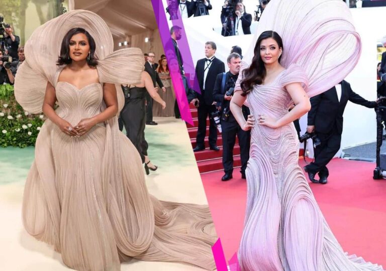 Did Mindy Kaling copy Aishwarya Rai Bachchan’s Cannes look?