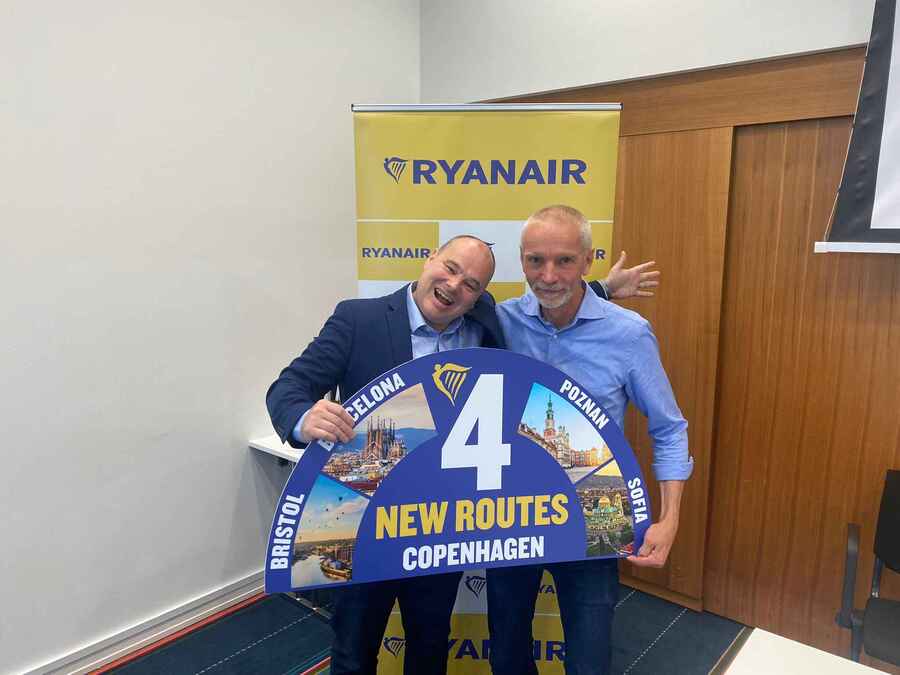 Ryanair Unveils 29 Routes for Winter 2024 in Copenhagen with New Exciting Destinations