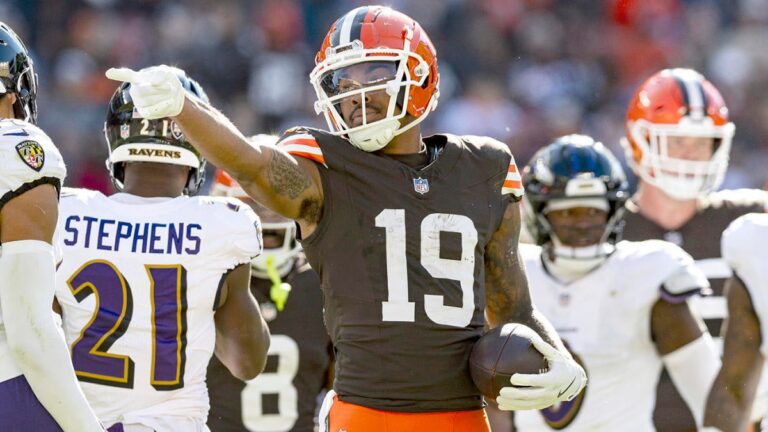 NFL Week 8 grades: Browns earn high mark for shocking Ravens, Commanders get ‘B+’ after Hail Mary win