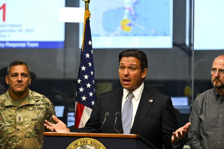 DeSantis, Florida Officials Issue Warnings to Would-Be Looters Ahead of Hurricane Milton