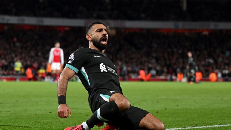 Mohamed Salah equals Liverpool icon’s Premier League record with goal against Arsenal