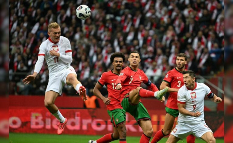 Cristiano Ronaldo Scores In Portugal’s Nations League Win As Spain Sink Denmark