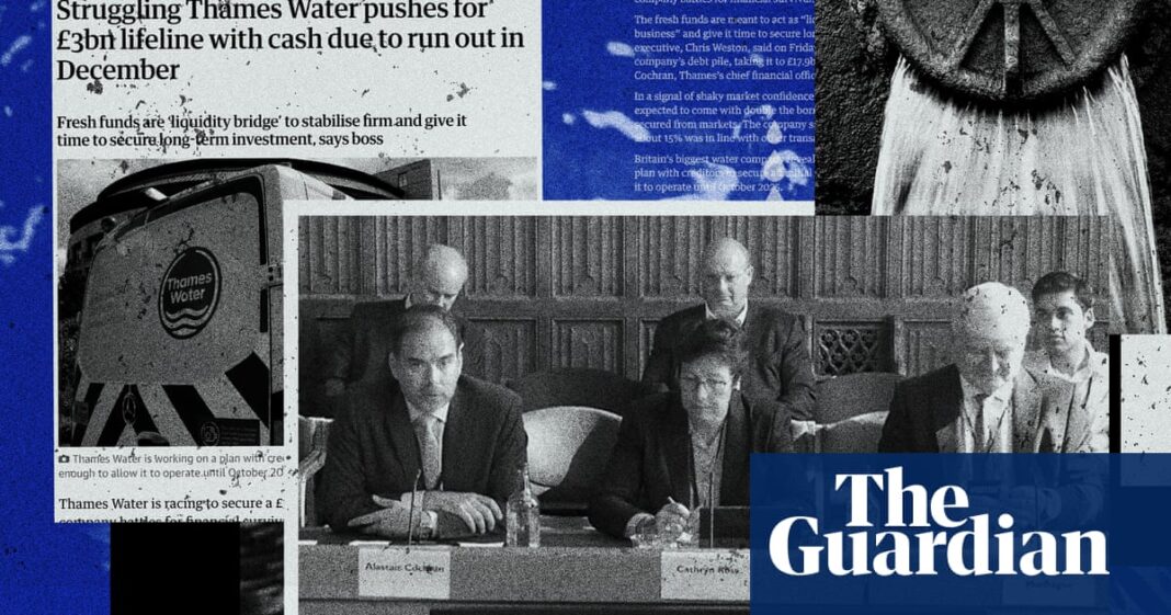 Thames Water supply ‘on knife-edge’ with £23bn repairs needed | Thames Water