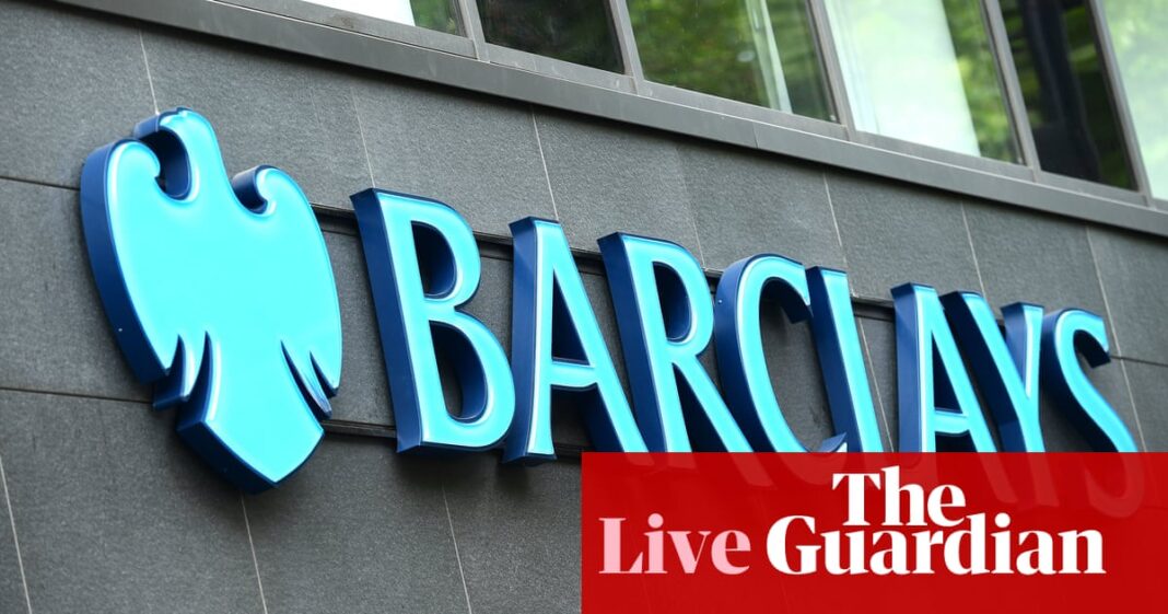 Barclays fined £40m over 2008 Qatari deal; ‘too early’ to declare victory on inflation, says Bank’s Lombardelli – business live | Business