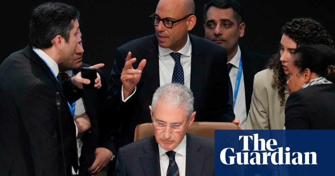 Cop29 climate finance deal criticised as ‘travesty of justice’ and ‘stage-managed’ | Cop29