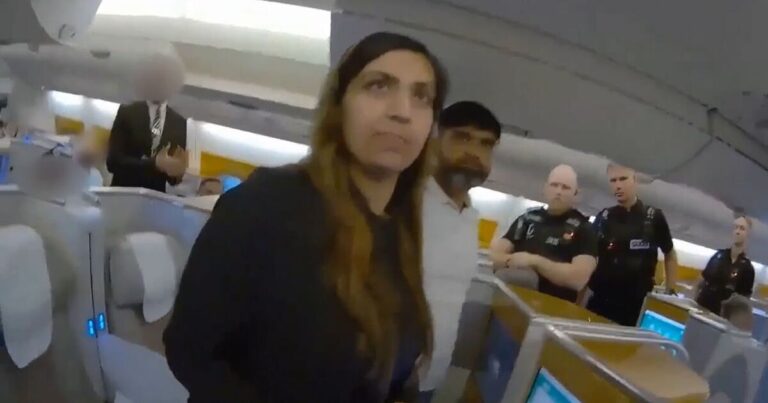 Sara Sharif: Shocking footage shows moment murder suspects arrested on Gatwick plane | UK | News