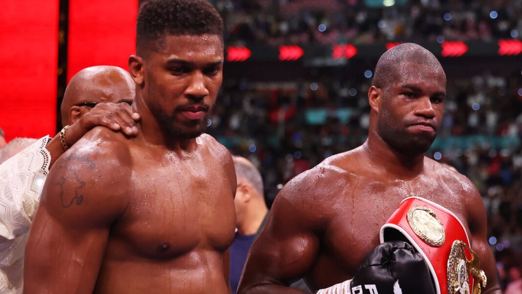 Anthony Joshua was overruled on Daniel Dubois rematch decision as heavyweight had ‘awkward call’ over next fight