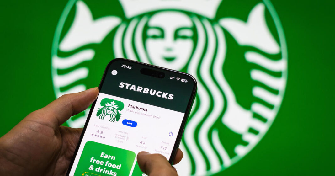 With Starbucks app down, customers complain they can’t order drinks