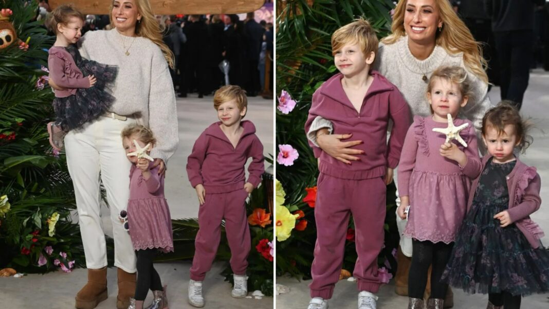 Stacey Solomon attends film premiere with her youngest children after ‘row in the street’ with husband Joe Swash