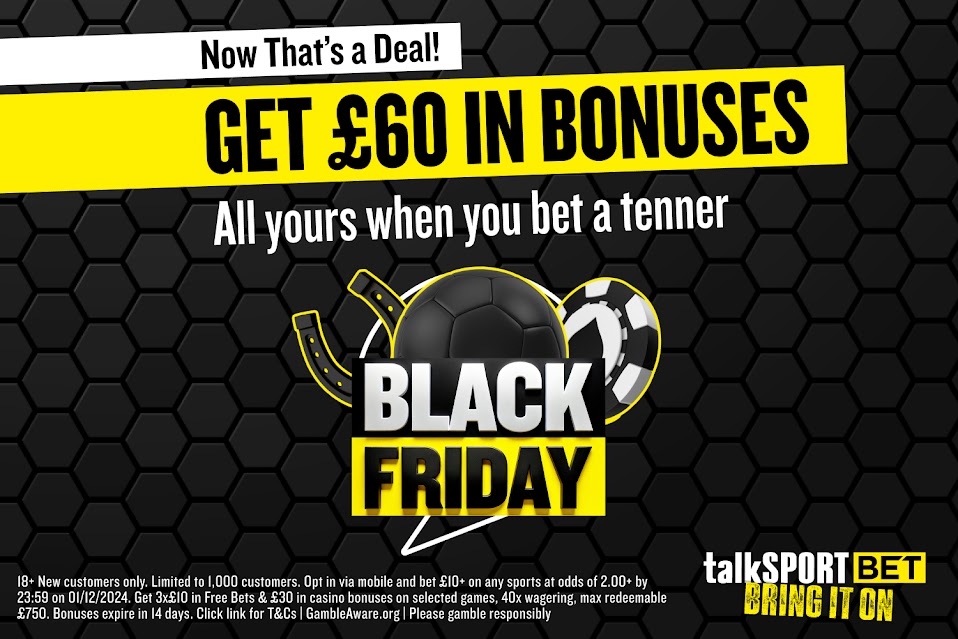 Sport and Casino betting offer: Bet £10 Get £60 in bonuses on talkSPORT BET