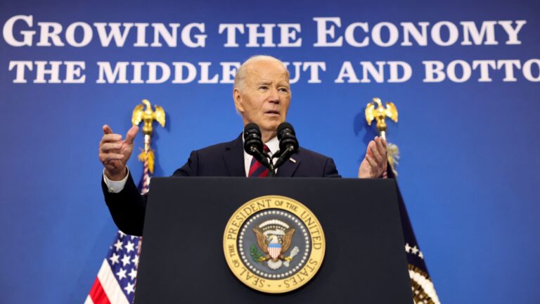 Biden gives remarks on his economic legacy