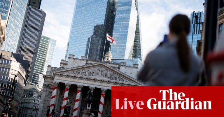 UK growth revised down to zero; firms warn economy is heading for ‘worst of all worlds’ – business live | Business