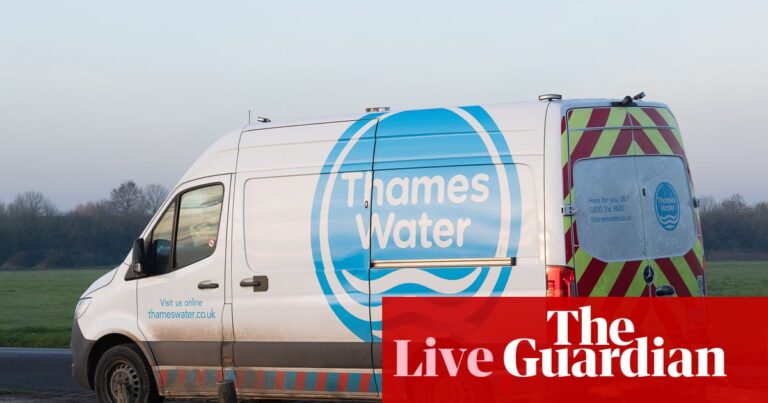 Thames Water could run out of cash by March without £3bn debt deal; Ashtead to move listing to US – business live | Business