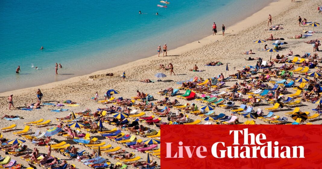 Tui bookings rise on demand for package holidays and higher prices – business live | Business