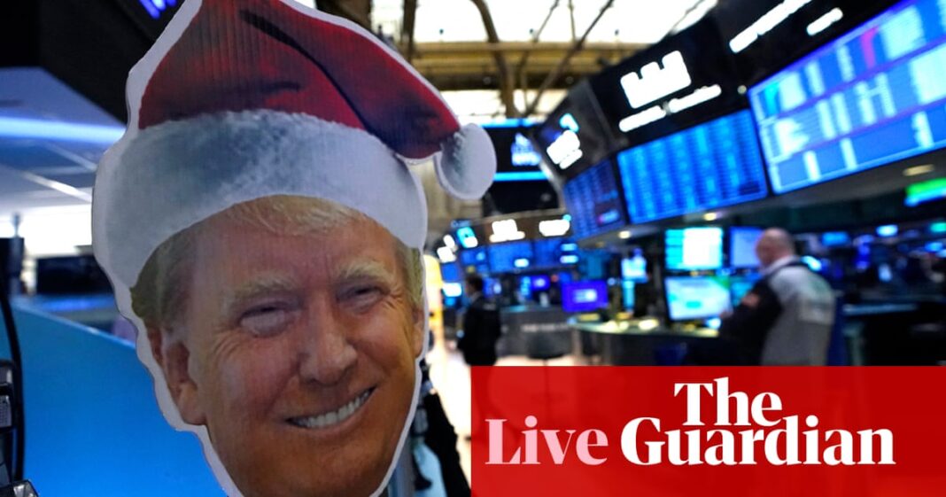 Stock market Santa rally gets off to a good start; NatWest on ‘fast trajectory to private ownership’ – business live | Business