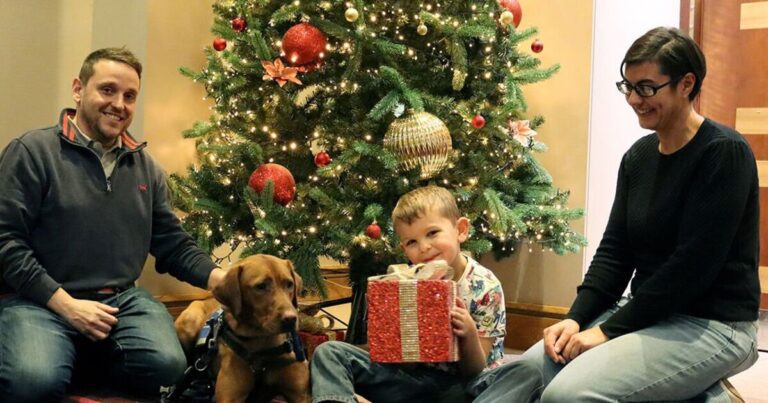 Autistic boy can finally enjoy Christmas thanks to best friend ‘wonder’ dog Zeus | UK | News