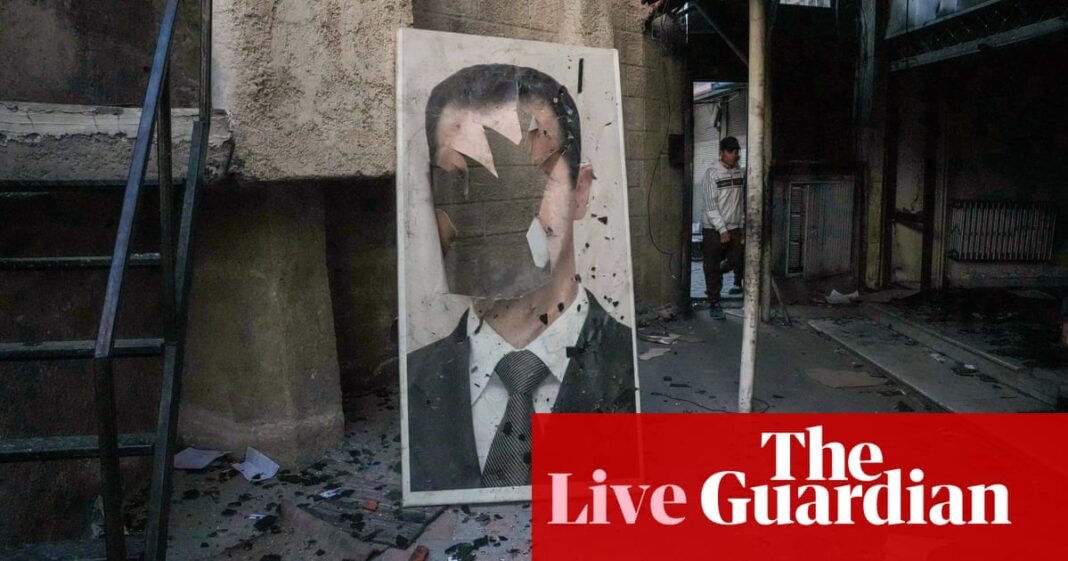 Oil and gold prices rise after fall of Assad in Syria – business live | Business