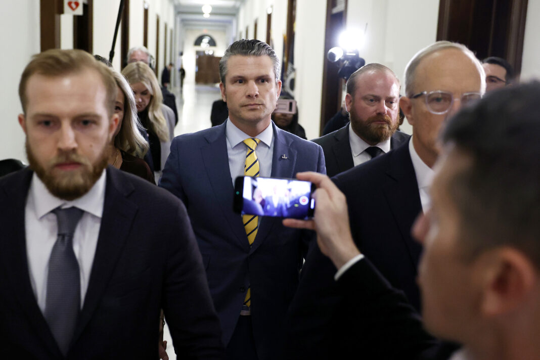 Defense Secretary Nominee Hegseth Meets With Senators