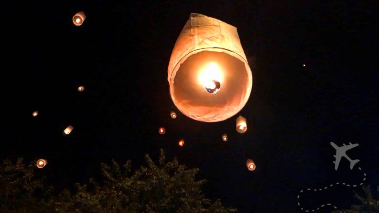 Thailand’s incredible sky lantern festival