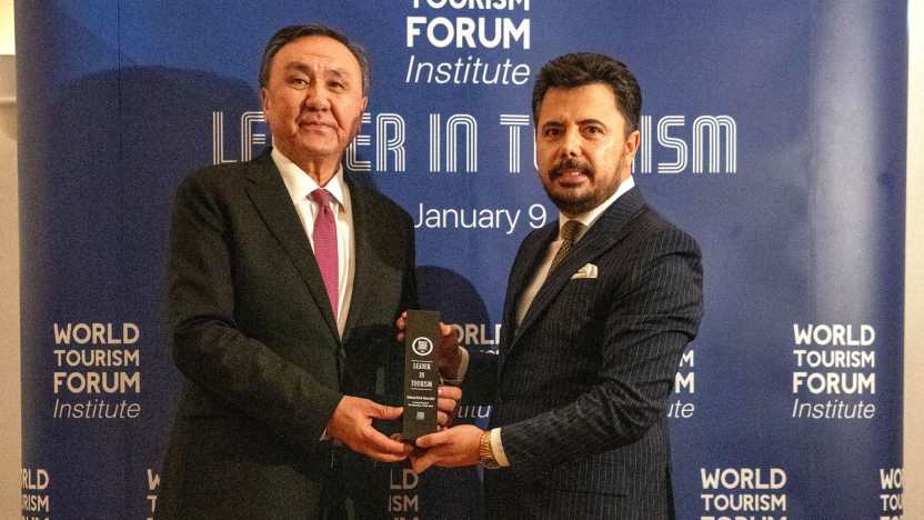 Kubanychbek Omuraliev Honored with “Leader in Tourism Award 2024”