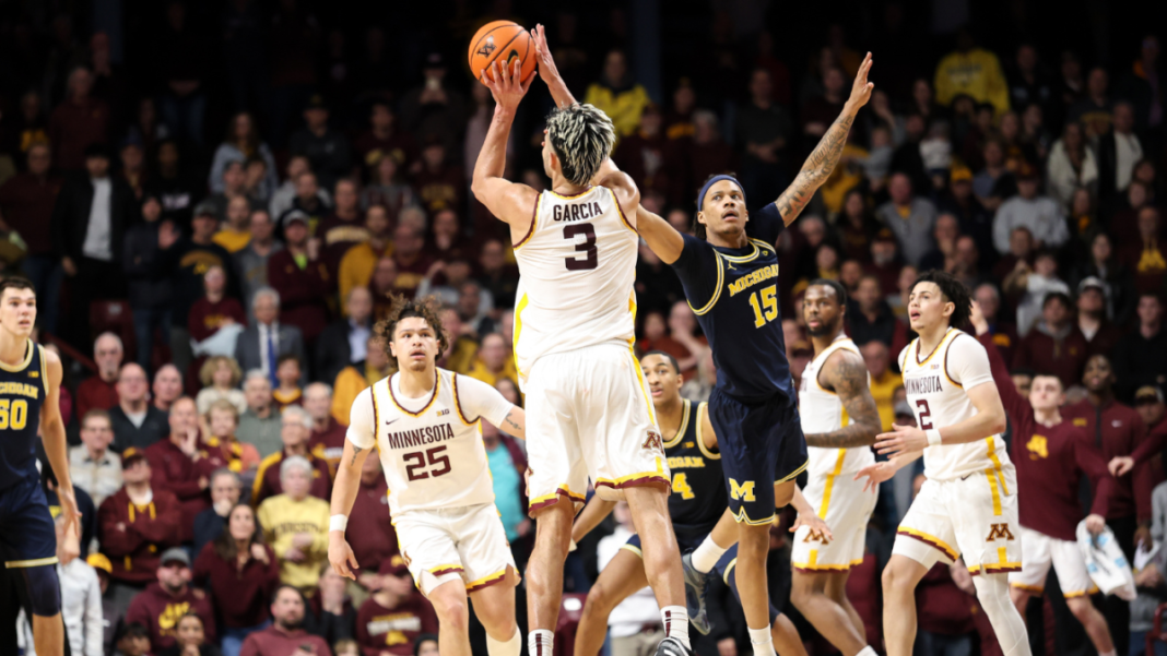 WATCH: Minnesota stuns No. 20 Michigan on Dawson Garcia’s buzzer-beating 3-pointer in overtime