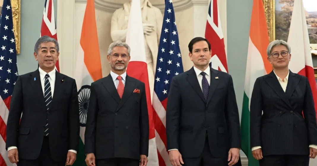 Rubio Hosts Quad Counterparts on Day 1 as Secretary of State