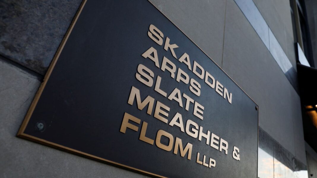 Trump says Skadden, Arps to provide free legal services