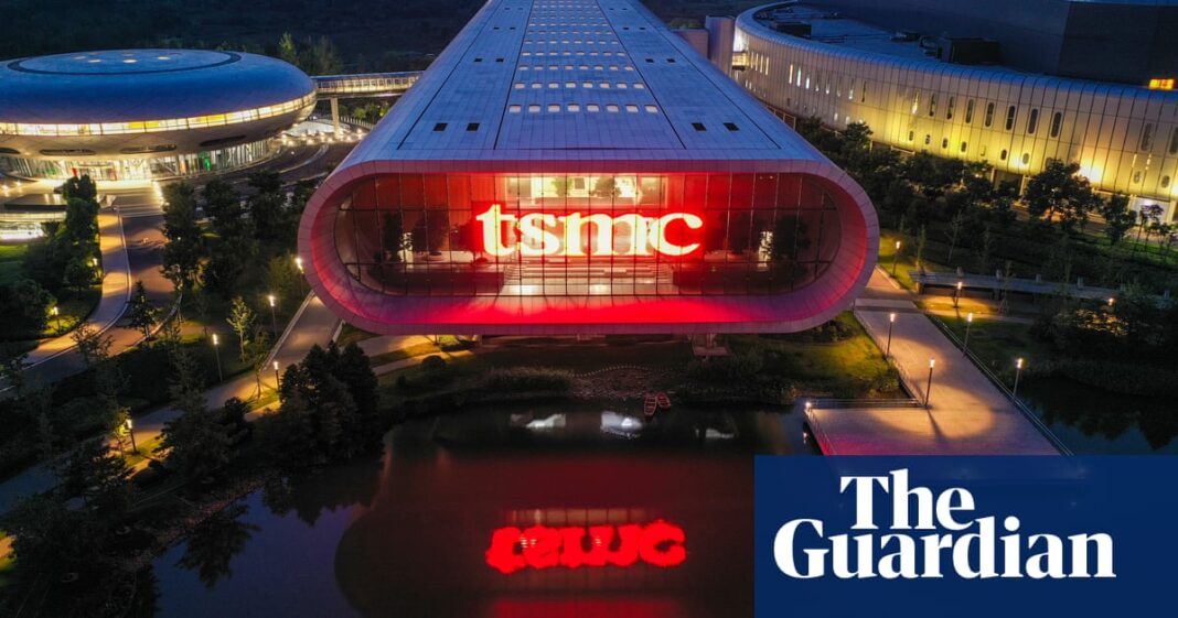 Trump announces Taiwanese chip giant’s $100bn investment in US plants | Technology sector