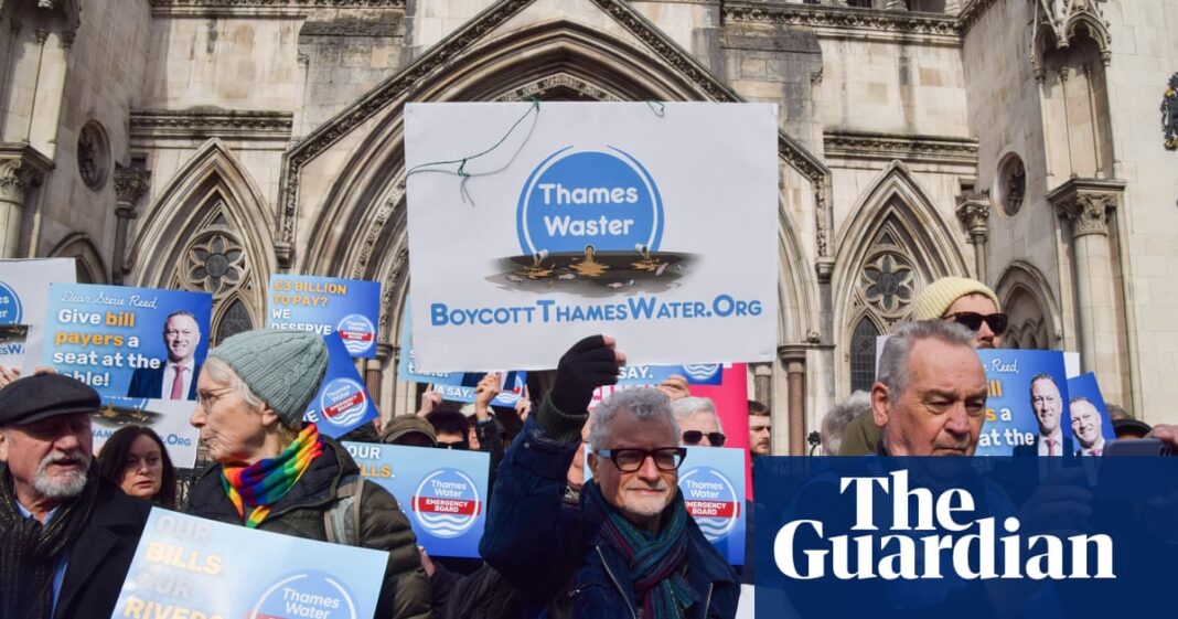 Chief finance officer of under-fire Thames Water quits £1.3m-a-year role | Thames Water