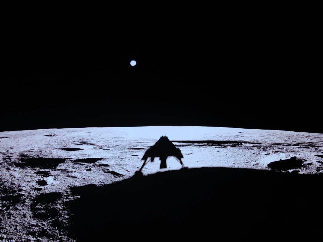 A private company has successfully landed landed on the Moon for the first time