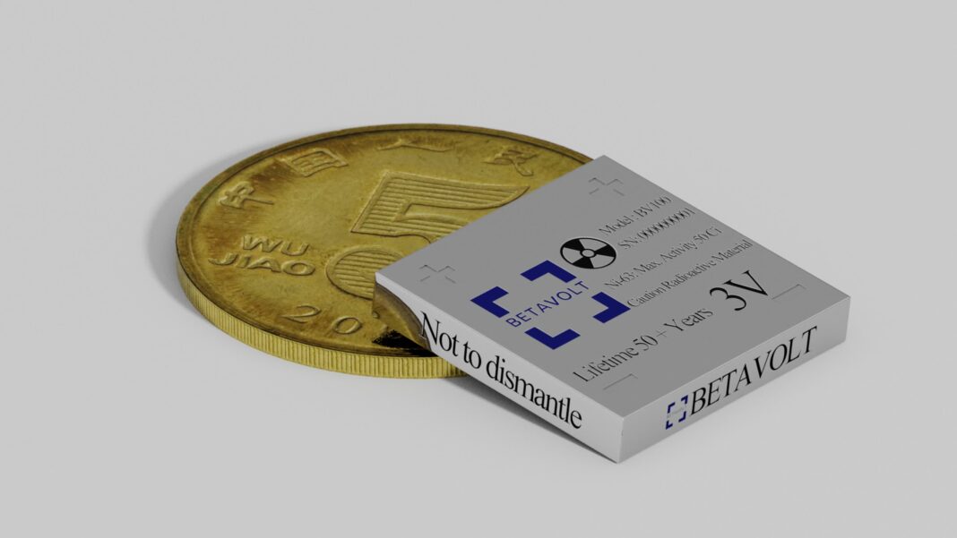 Coin-sized nuclear 3V battery with 50-year lifespan enters mass production