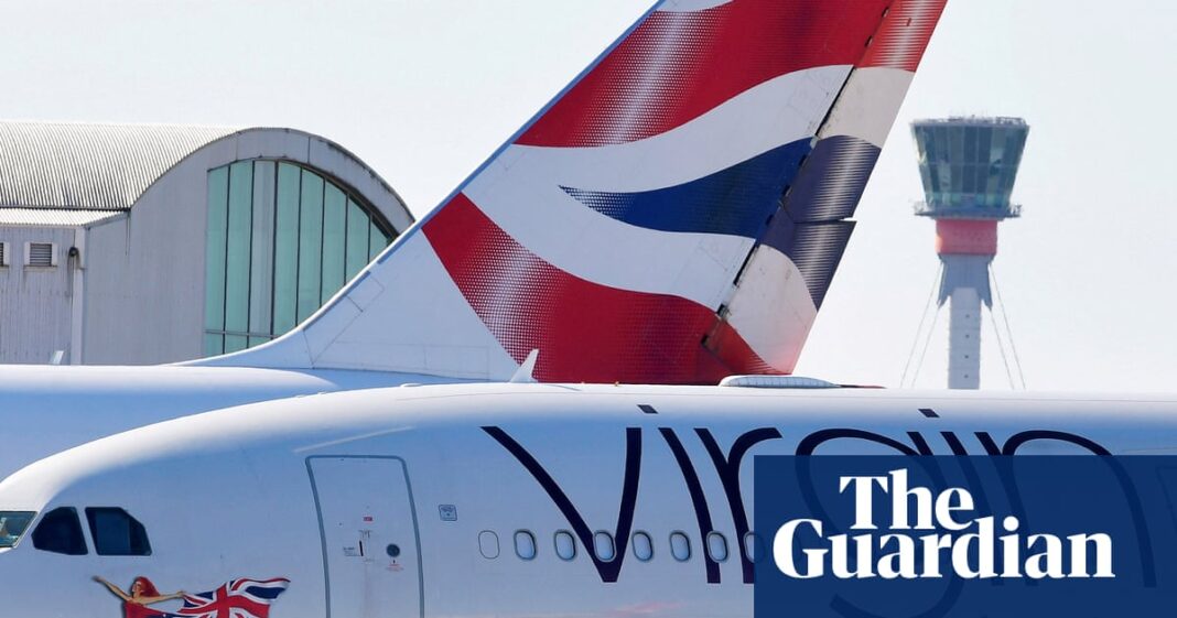 BA owner’s shares fall as Virgin Atlantic warns of slowdown in US demand | Airline industry