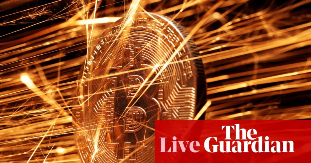 Bitcoin jumps on US crypto reserve plan; euro rises on Europe’s Ukraine peace push – business live | Business