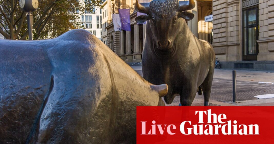 German debt ‘bazooka’ sends stocks, euro rallying and bond yields soaring; dollar slides – business live | Business