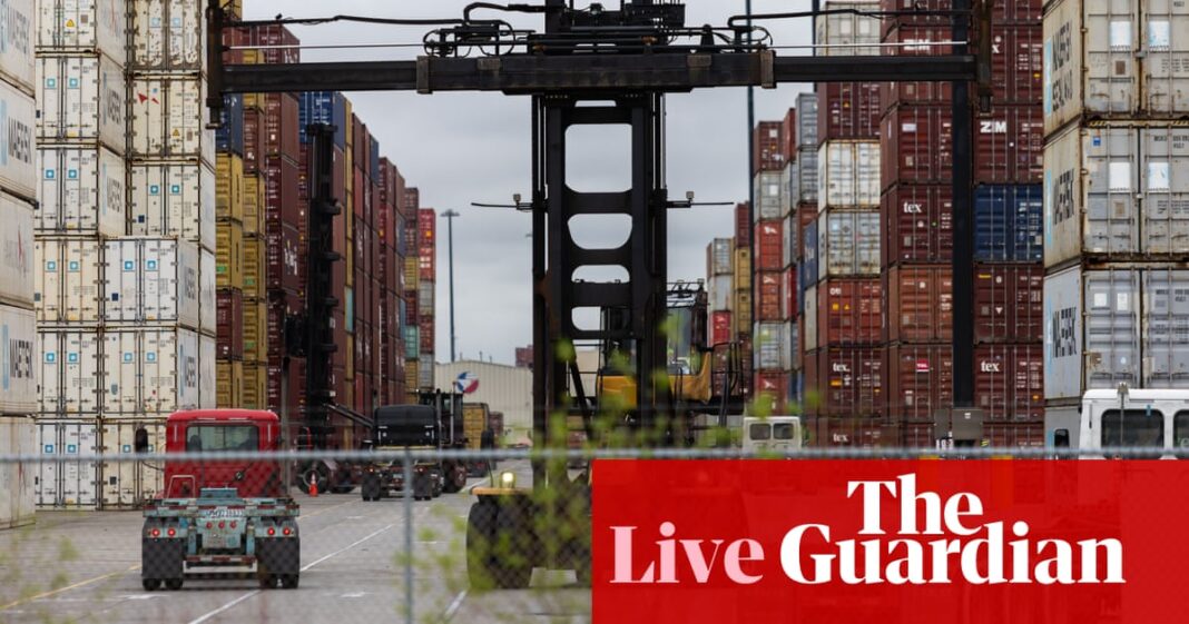 Tariff uncertainty risks ‘significant economic damage’; Thames Water’s finance chief leaving within days – business live | Business