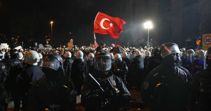 Turkey faces growing street protests over Istanbul mayor’s arrest, jailing – National