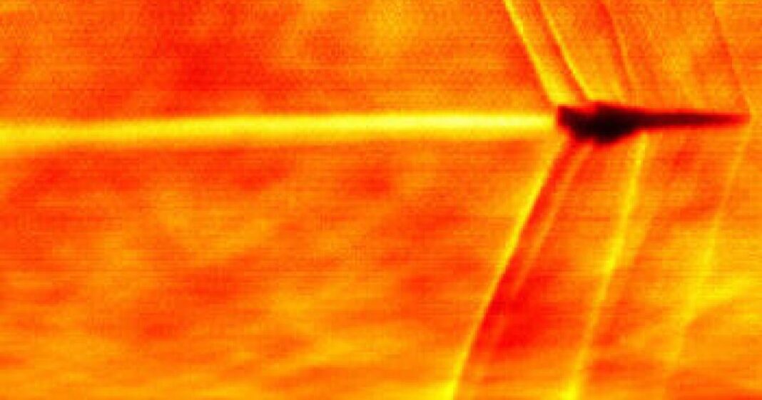 Remarkable NASA photo captures U.S. civilian jet breaking the sound barrier: “Makes the invisible visible”