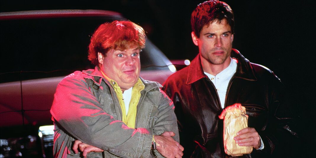 Chris Farley’s Dirtiest ‘Tommy Boy’ Joke Was Cut