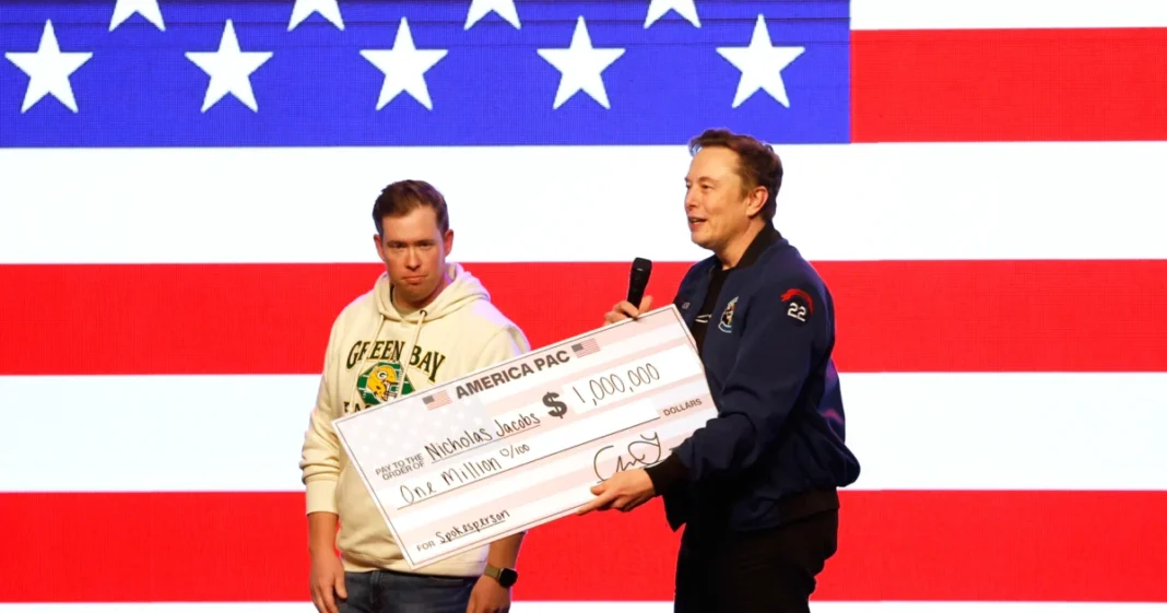 Musk Hands Out $1 Million Checks After Wisconsin Supreme Court Refuses to Block Payments