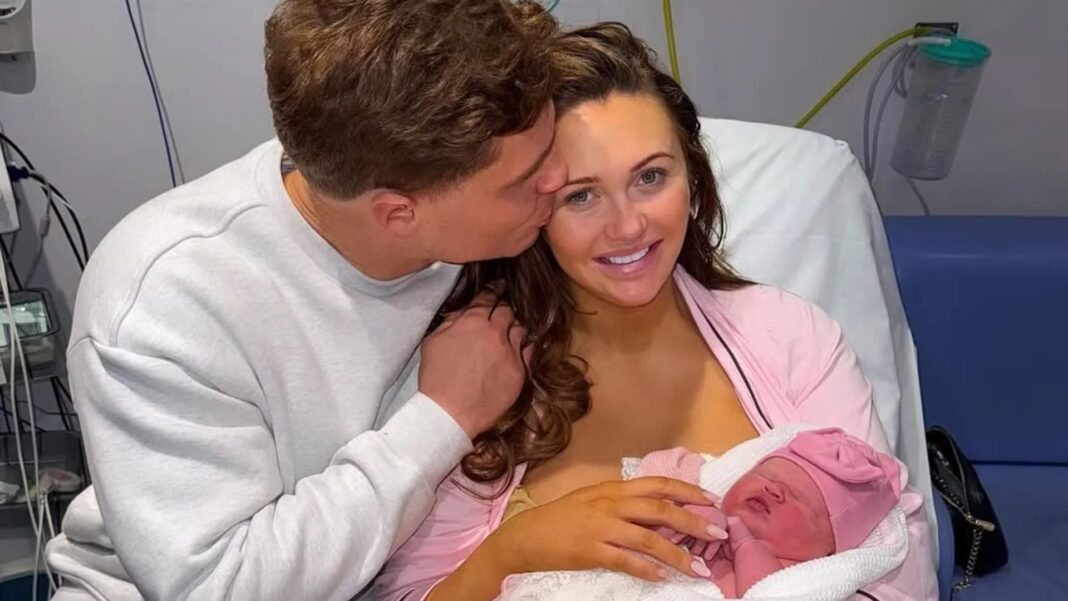 Emotional Charlotte Dawson reveals new intimate details from her third labour saying ‘two pushes and she was out’