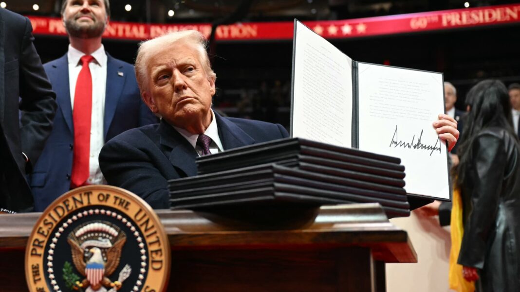 Trump’s first 100 days in photos