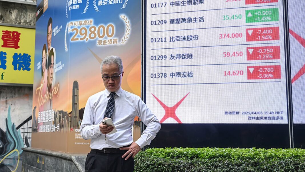 China says market has spoken after Trump tariffs spark stocks rout