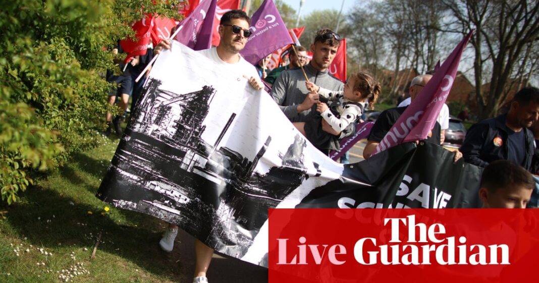 Government expects to lose money running British Steel, says business secretary – UK politics live | British Steel