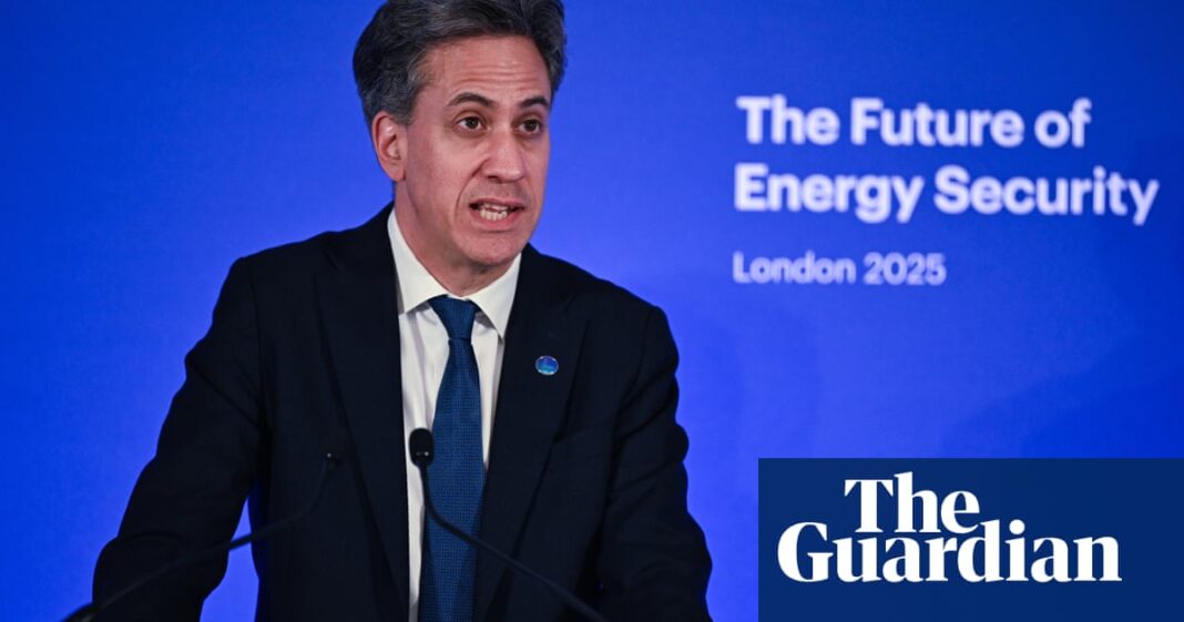 Britain will find ‘common ground’ with US on energy policy, says Miliband | Energy