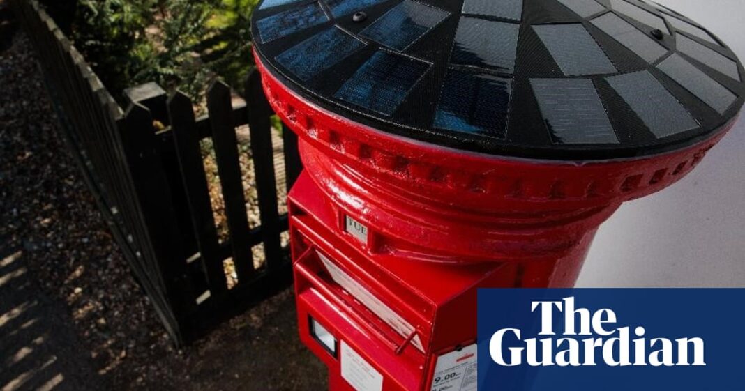 Royal Mail trials postbox with parcel hatch, solar panels and barcode scanner | Royal Mail