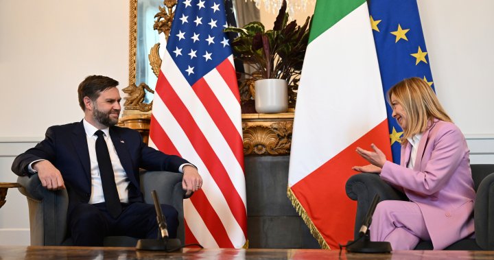 JD Vance visits Italy for tariff talks, Good Friday service at Vatican – National